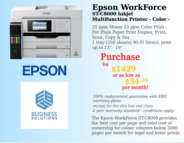 PRINT & COPY MACHINES Office and Home Printers and Copy Machines in Printers, Scanners & Fax in Mississauga / Peel Region - Image 3