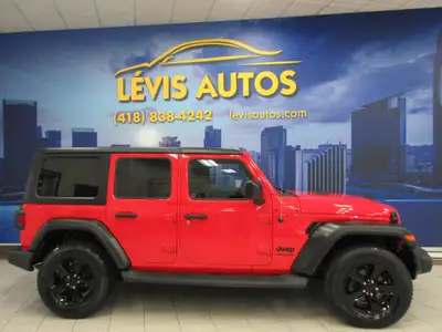 JEEP WRANGLER UNLIMITED 2022 SPORT EDITION 4X4 / INTÉRIEUR EN CUIR CHAUFFANT / BLUETOOTH / GPS NAVIG...
