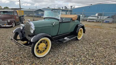 1928 Ford Model A Roadster. Restoration is not recent, but the car was done very well. Paint still s...