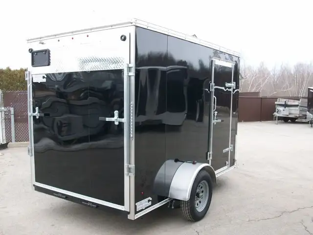 2025 Weberlane CARGO 6' X 10' V-NOSE 1 ESSIEUX RAMPE VTT MOTO TR in Cargo & Utility Trailers in Laval / North Shore - Image 8
