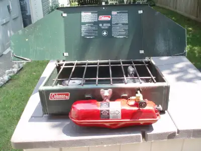 COLEMAN CAMP STOVE ( NAPTHA - CAMP FUEL TYPE ) - NEWER MODEL, View more
