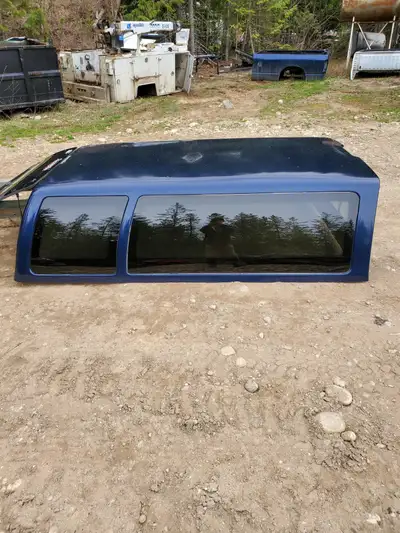 Raider 8' Long box Topper Cap Canopy Good shape Dark Blue paint. Will Fit Longbox 1999-2016 Ford F-2...