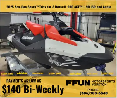 PRICE DOES NOT INCLUDE PDI/FFUN ADVANTAGE/APPL TAXES DOES NOT INCLUDE TRAILER Save $1200 or get fina...