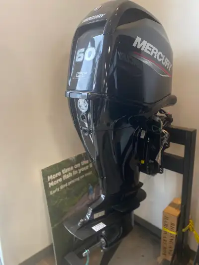 FourStroke 60hp Command Thrust Enhanced fuel injection for boosted efficiency The rugged Mercury Mar...