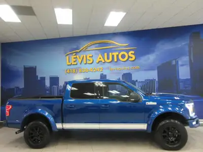 FORD F-150 2018 XLT ÉDITION 302A CREW-CAB / V-6 2.7 LITRES ÉCOBOOST 325 HP ET 400 LB-FT 4X4 / GPS NA...
