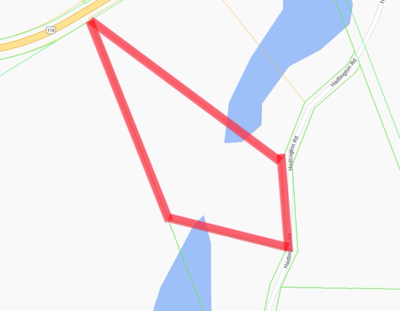 **14.5 Acres Land** Driveway, drilled well Tory Hill Area Land for