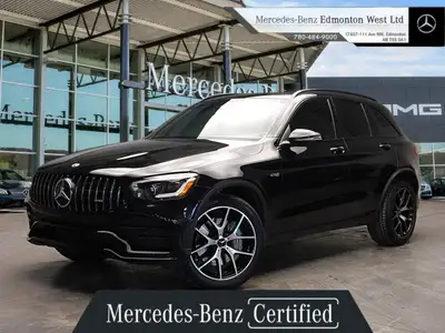 HIGH SPEC! LOW KILOMETERS! CERTIFIED! Premium Pkg | Technology Pkg | AMG Night Pkg | Cranberry Red/B...