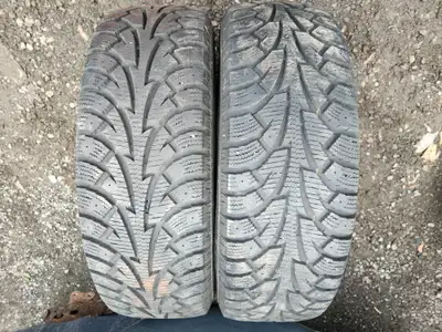 TIRES 205 70 15 Hankook Winter Ipike Tread Depth 9 8 /32nds $145