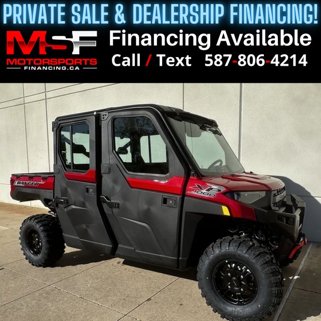2025 POLARIS RANGER CREW XP 1000 NORTHSTAR ULTIMATE(FINANCING AV in ATVs in Strathcona County - Image 2