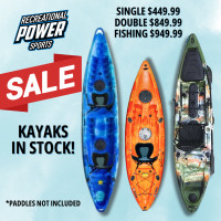 Spring Blowout Sale on All Hard Shell Kayaks!