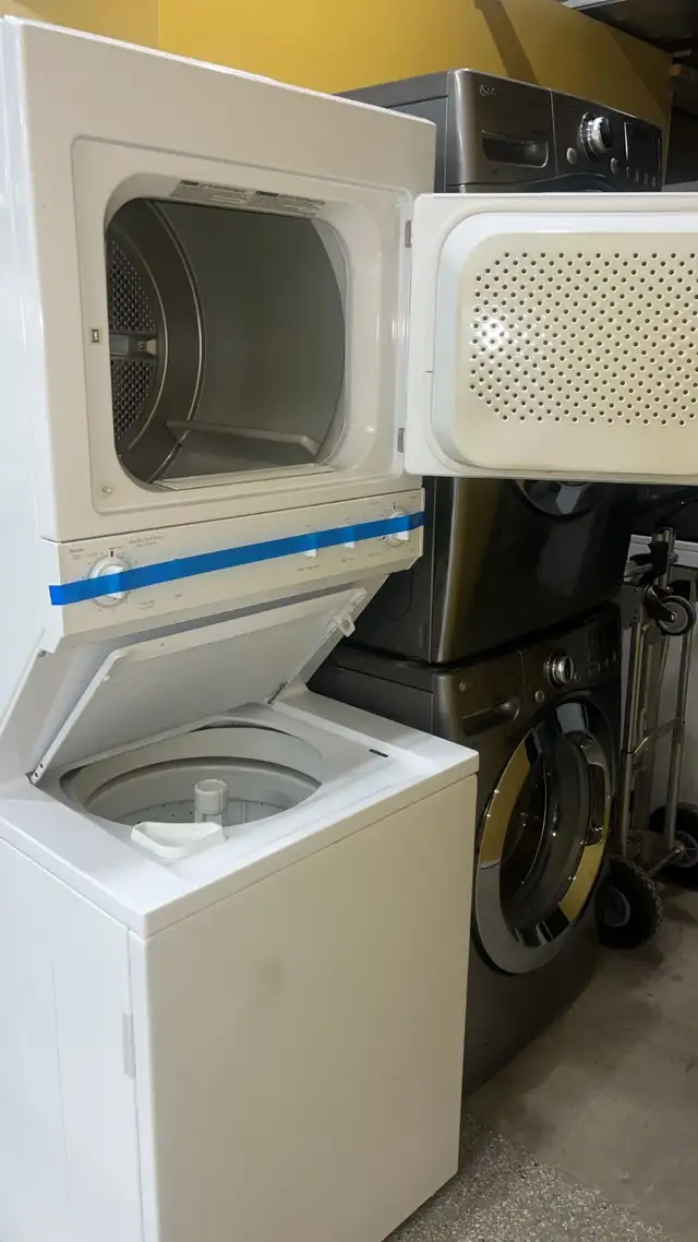 GE 27” Stacked Laundry Fully Tested  30-Day Warranty in Washers & Dryers in Kitchener / Waterloo - Image 6
