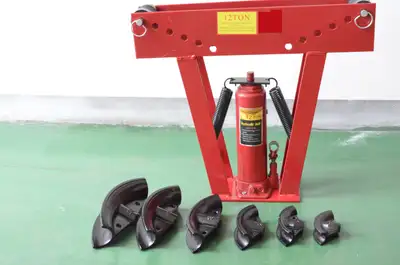 NEW HYDRAULIC 12 TON EXHAUST PIPE BENDER & 6 DIES HP9121, View more