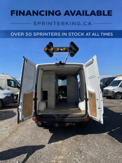 Mercedes-Benz Sprinter cargo van is ready to go to work. Finished in a crisp white exterior with a c...
