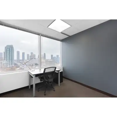 Access a bright and inspiring office space to rent designed to help teams of five to do their best w...