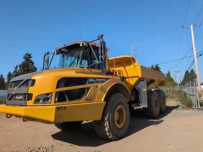 2022 Volvo A25G ADT 4209 Hrs Back up camera Heat/A/C Box Liner Good Rubber Tailgate available for pu...