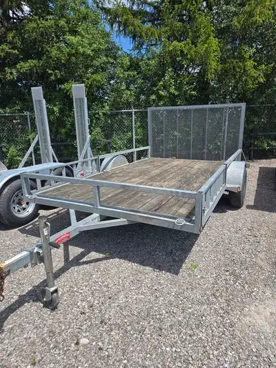 2017 Used 12' Duratrail ATV Trailer Hot Dipped Galvanized 3,500lb EZ-Lube Axle ST205/75R14in. Tires...