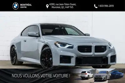 *English below* *Français:* Cette BMW M2 Coupé redéfinit l'expérience de conduite sportive avec un é...