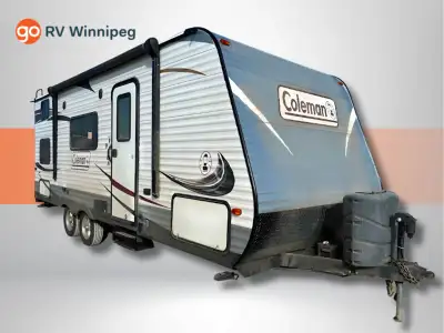 The Coleman Expedition 231BH travel trailer by Dutchmen offers a double bed as well as a queen bed i...