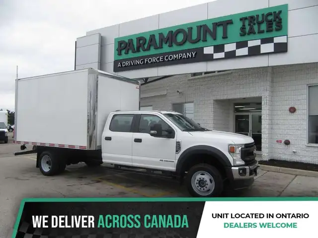 2021 Ford F-550 CREW CAB 4X4 DIESEL NEW 12FT ALUMINUM BOX