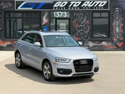 2015 Audi Q3 2.0T Progressiv Quattro SUV - Rearview camera|Parking sensors|Leather|Heated seats|Pano...