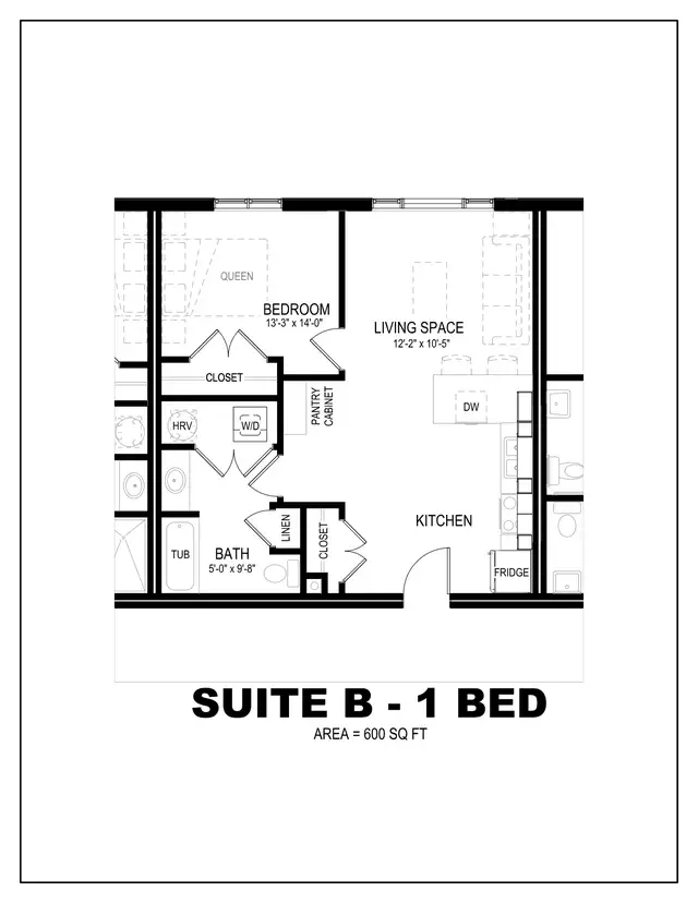 1 Bedroom Top-Floor Apt next to UNB! 511-49 Forest Hill in Long Term Rentals in Fredericton - Image 14
