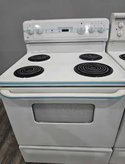 GE 30" White Electric Coil Top Stove Oven Range CAN DELIVER, View more