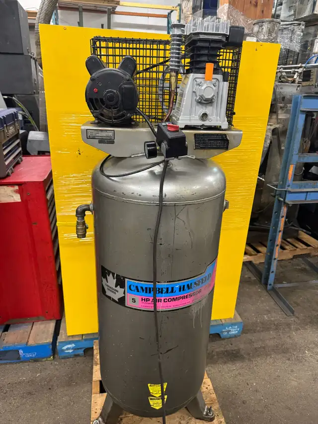 Campbell Hausfeld 5HP Air Compressor – 60 Gal. 230V, 1Ph. in Power Tools in City of Toronto - Image 2