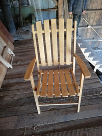Chaises en bois de patio-deck-Été