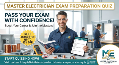 ⚡️ Master Electrician Exam Prep Quiz – UP TO 50% OFF!, View more