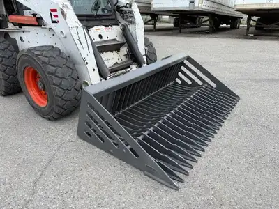 BERLON IS AN AMERICAN MADE HD ROCK BUCKET, 2 X 1.25" FULLY WELDED BARS RUNNING THROUGH BUCKET, LARGE...