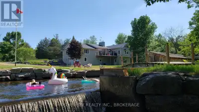 WATERFRONT ESTATE ON 25 ACRES FEATURING THE MAGNIFICENT FOREST MILLS FALLS AND HISTORIC WATER-POWERE...