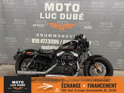 Harley-Davidson XL1200X Forty-Eight 2015 50 598 KM MOTO CANADIENNE ALARME ACCESSOIRES CHROMÉS NOUS O...