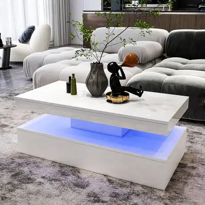 NEW MODERN LED COFFEE TABLE & LED REMOTE CONTROL 113224, View more