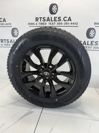 Set of 4 Sailun Ice Blazer WSTX Winter Tires ON 17" DAI One Rims Fits: Toyota RAV4 Comes Ready to Bo...