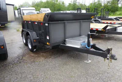2026 Canada Trailer, Dump Trailer 6X 10 2-7,000lbs With Easy Lube Spindles, Slipper Spring Suspensio...