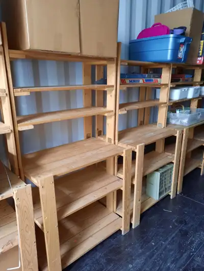 Wooden shelves, View more