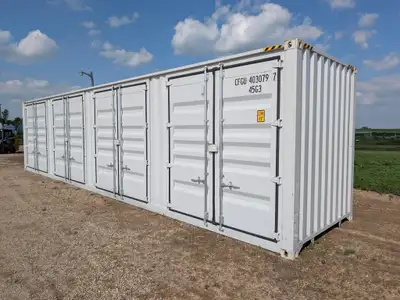 2024 CIMC 40 Ft Shipping Container - 4 side doors, 9 ft 6 in high Buyer Responsible for Load out - Y...