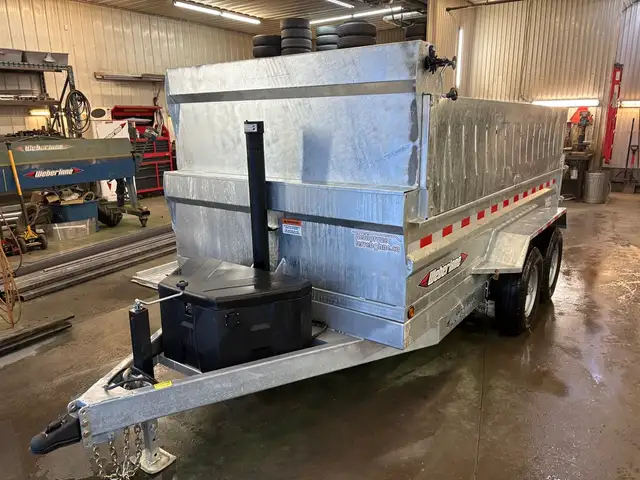 2025 Weberlane DOMPEUR 6' X12' 2ESSIEUX 5200LB.AVEC REHAUSSE CON in Cargo & Utility Trailers in Laval / North Shore - Image 11