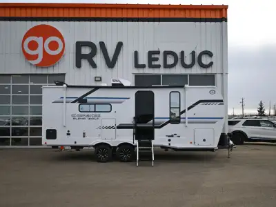 New 2026 Alpha Wolf 21RB travel trailer — lightweight and comfortable, ideal for couples or small fa...