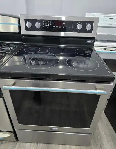 Maytag 30" stainless steel electric stove oven range, View more