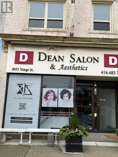 Prime Location for a Service Business in the core of Midtown Toronto. This Lower level Open Space wi...