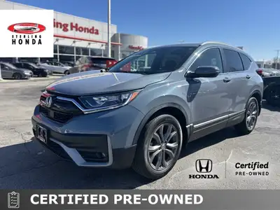 Awarded a 2021 IIHS Top Safety Pick, this Honda CR-V Sport in stunning Sonic Grey Pearl delivers exc...