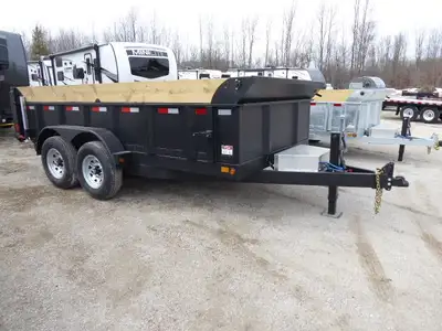 2026 83×14 Canada Trailer, 2-7,000lbs With Easy Lube Spindles, Slipper Spring Suspension, 16” Radial...