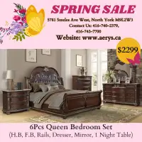 Furniture Spring Sale on Bedroom Sets!! Shop Now!!
