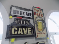Signs: Beer, Metal Art, Man Cave, 411 Torbay Rd.Call 727-5344