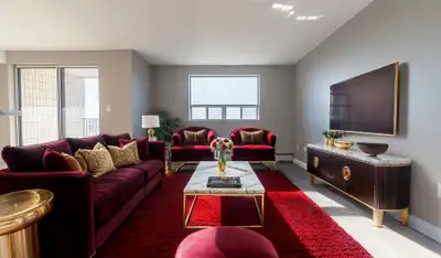 Suite Amenities Fridge Stove Balconies Carpeted floors City views Open-concept Pet Friendly Utilitie...