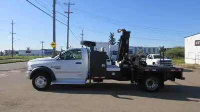 2014 RAM 5500HD WITH HIAB 077 CLX BOOM PICKER CRANE TRUCK AMVIC Licensed Dealership Financing is Ava...