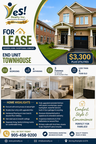 This stunning, modern townhouse features an open-concept layout with high-end finishes, perfect for...