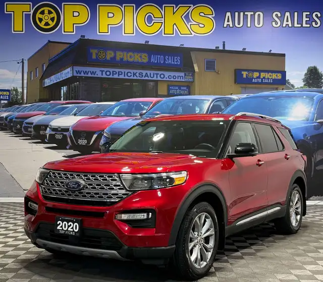 2020 Ford Explorer Limited, 4WD, 2nd Row Buckets, Low Mileage!