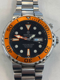 Deep Blue Sun Diver III 1000m Automatic Divers Watch